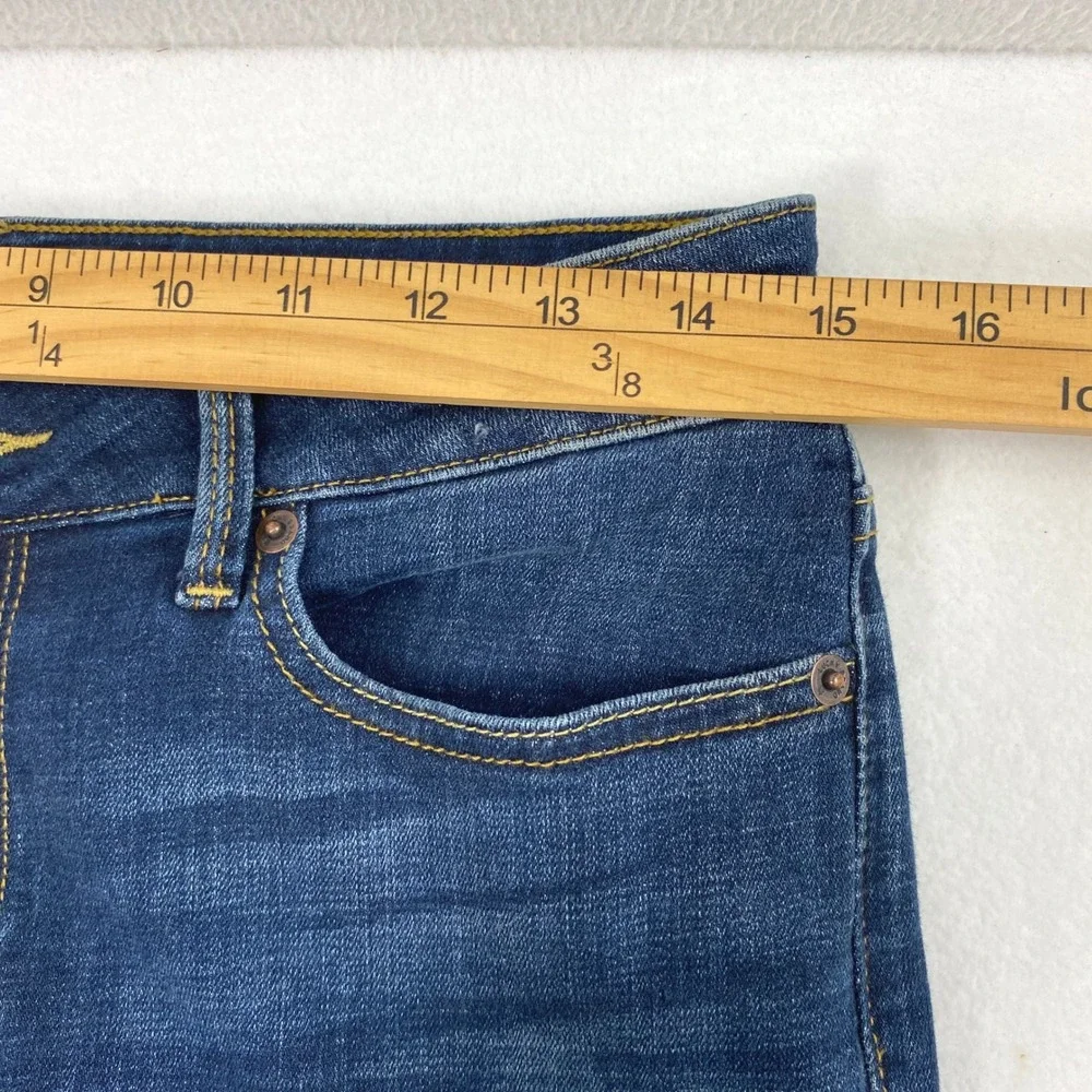 Lucky Brand Sasha Super Skinny Jeans Womens 8‎ Low Rise Dark Wash Denim Stretch